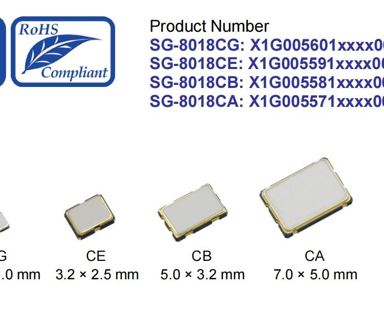 X1G0056010027CMOSSG-8018CGEPSON2520mm50ppm